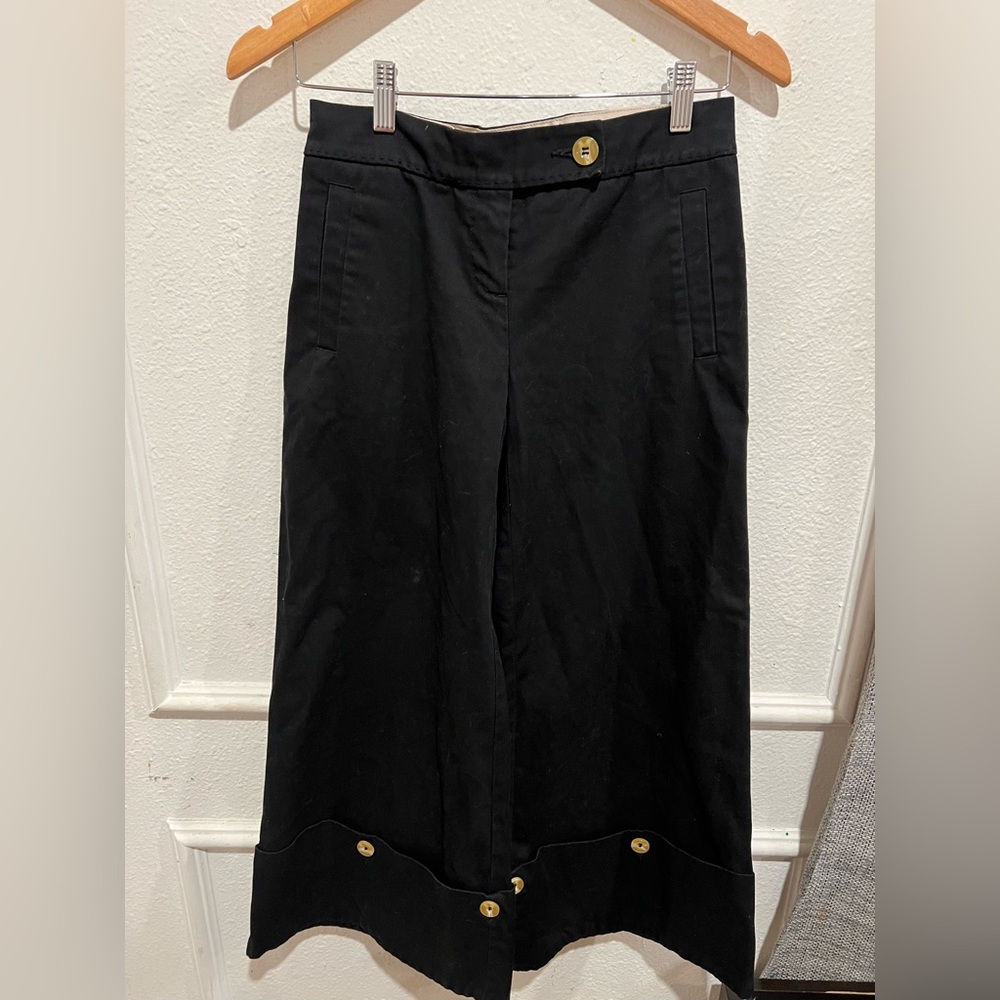 Anthropologie Taikonku Black Wide-Leg Pants